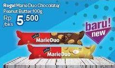 Promo Harga REGAL Marie Duo Chocolate, Peanute Butter 100 gr - Carrefour