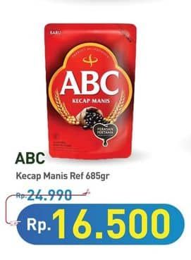 Promo Harga ABC Kecap Manis 520 ml - Hypermart