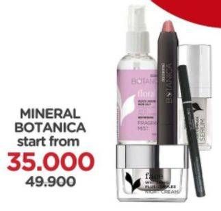 Promo Harga MINERAL BOTANICA Aneka Perawatan Wajah dan Makeup  - Watsons