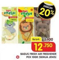 Promo Harga BAGUS Fresh Air Freshener All Variants 10 gr - Superindo