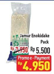 Promo Harga Jamur Inokitake (Jamur Enokitake)  - Hypermart