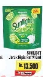 Promo Harga Sunlight Pencuci Piring Jeruk Nipis 100 910 ml - Alfamart