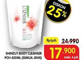 Promo Harga SHINZUI Body Cleanser All Variants 420 ml - Superindo