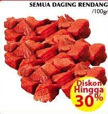 Promo Harga Daging Rendang Sapi per 100 gr - Giant