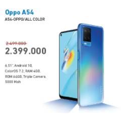 Promo Harga OPPO A54  All Variants  - Electronic City