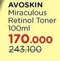 Promo Harga Avoskin Miraculous Refining Toner 100 ml - Watsons