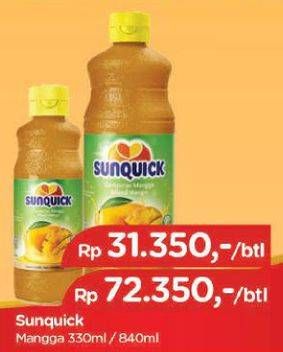 Promo Harga SUNQUICK Minuman Sari Buah Mango 330 ml - TIP TOP