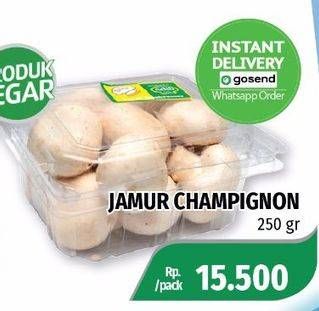 Promo Harga Jamur Champignon (Jamur Kancing) 250 gr - Lotte Grosir