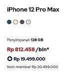 Promo Harga APPLE iPhone 12 Pro Max 1 pcs - iBox