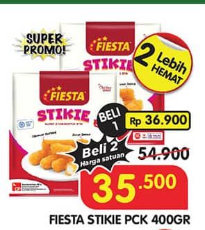 Promo Harga Fiesta Naget Stikie 400 gr - Superindo