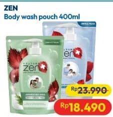 Promo Harga ZEN Anti Bacterial Body Wash 400 ml - Hypermart