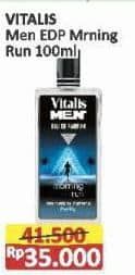 Promo Harga Vitalis Men Eau de Parfum Morning Run 100 ml - Alfamart