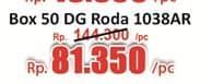 Promo Harga Kiramas Kotak Penyimpanan Dg Roda 1038AR 50000 ml - Hari Hari