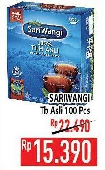 Promo Harga Sariwangi Teh Asli 100 pcs - Hypermart
