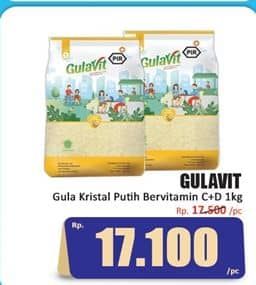 Promo Harga Gulavit Gula Kristal Putih Vitamin C+D 1000 gr - Hari Hari