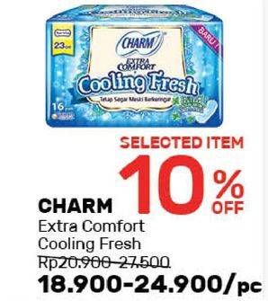 Promo Harga Charm Extra Comfort Cooling Fresh Selected Items  - Guardian