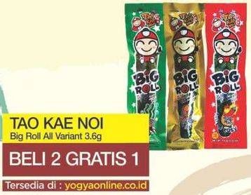 Promo Harga TAO KAE NOI Big Roll All Variants 3 gr - Yogya