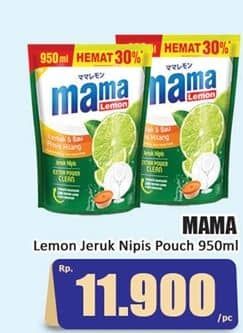 Promo Harga Mama Lemon Cairan Pencuci Piring Jeruk Nipis 950 ml - Hari Hari