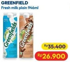 Promo Harga Greenfields Fresh Milk Full Cream 950 ml - Hypermart