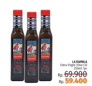 Promo Harga LA RAMBLA Extra Virgin Olive Oil 250 ml - LotteMart