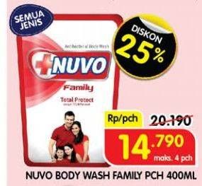 Promo Harga Nuvo Body Wash All Variants 450 ml - Superindo