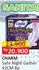 Promo Harga Charm Safe Night Gathers 42cm 8 pcs - Alfamart