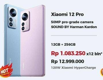 Promo Harga Xiaomi 12 Pro 12 GB + 256 GB  - Erafone