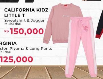 Promo Harga California Kidz/Little-T Sweatshirt & Jogger  - Carrefour