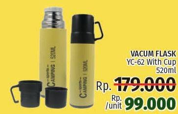 Promo Harga Picnic Vacuum Flask YC-62 520 ml - LotteMart