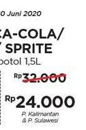 Promo Harga COCA COLA Minuman Soda per 2 pet 1500 ml - Indomaret