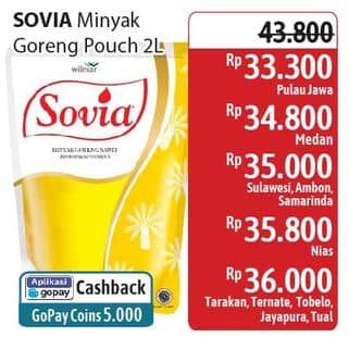 Promo Harga Sovia Minyak Goreng 2000 ml - Alfamidi