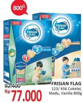 Promo Harga FRISIAN FLAG 123 Jelajah / 456 Karya Madu, Vanilla, Coklat 800 gr - Alfamidi