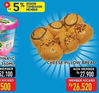 Promo Harga Cheese Pillow Bread  - Hypermart