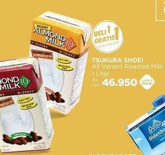 Promo Harga Tsukuba Almond Milk All Variants 1000 ml - LotteMart