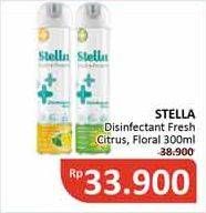 Promo Harga STELLA Fresh & Protect Aerosol Fresh Citrus, Fresh Floral 300 ml - Alfamidi