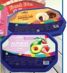 Promo Harga Aice Sundae Vanilla Chocolate, Alpukat Strawberry 800 ml - Hypermart