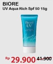 Promo Harga BIORE UV Aqua Rich Botanical Peony SPF50 SPF 50 50 gr - Alfamart