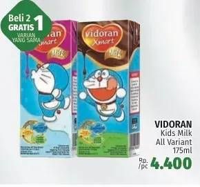 Promo Harga Vidoran Xmart UHT All Variants 175 ml - LotteMart