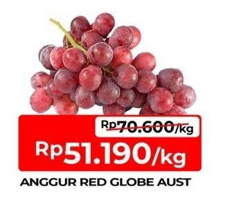 Promo Harga Anggur Red Globe Aust  - TIP TOP
