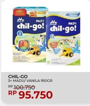 Promo Harga Morinaga Chil Go Bubuk 3+ Madu, Vanilla 1000 gr - Yogya