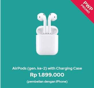 Promo Harga APPLE AirPods Generasi Ke-2  - iBox