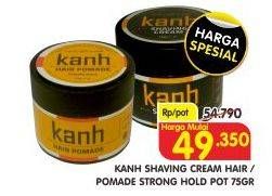 Promo Harga KANH Pomade/Shaving Cream 75gr  - Superindo