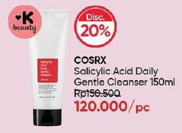 Promo Harga Cosrx Daily Gentle Cleanser Salicylic Acid 150 ml - Guardian