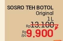 Promo Harga Sosro Teh Botol Original 1000 ml - LotteMart