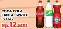 Coca Cola, Fanta, Sprite 1.5L