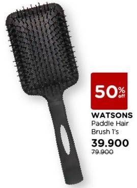Promo Harga WATSONS Paddle Hair Brush  - Watsons