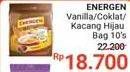 Promo Harga ENERGEN Cereal Instant Vanilla, Chocolate, Kacang Hijau per 10 sachet 30 gr - Alfamidi