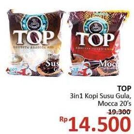 Promo Harga Top Coffee Kopi per 20 sachet - Alfamidi