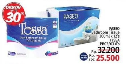 Promo Harga PASEO/TESSA Toilet Tissue  - LotteMart