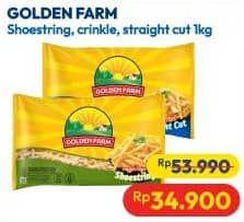 Promo Harga Golden Farm French Fries Shoestring, Crinkle, Straight 1000 gr - Hypermart